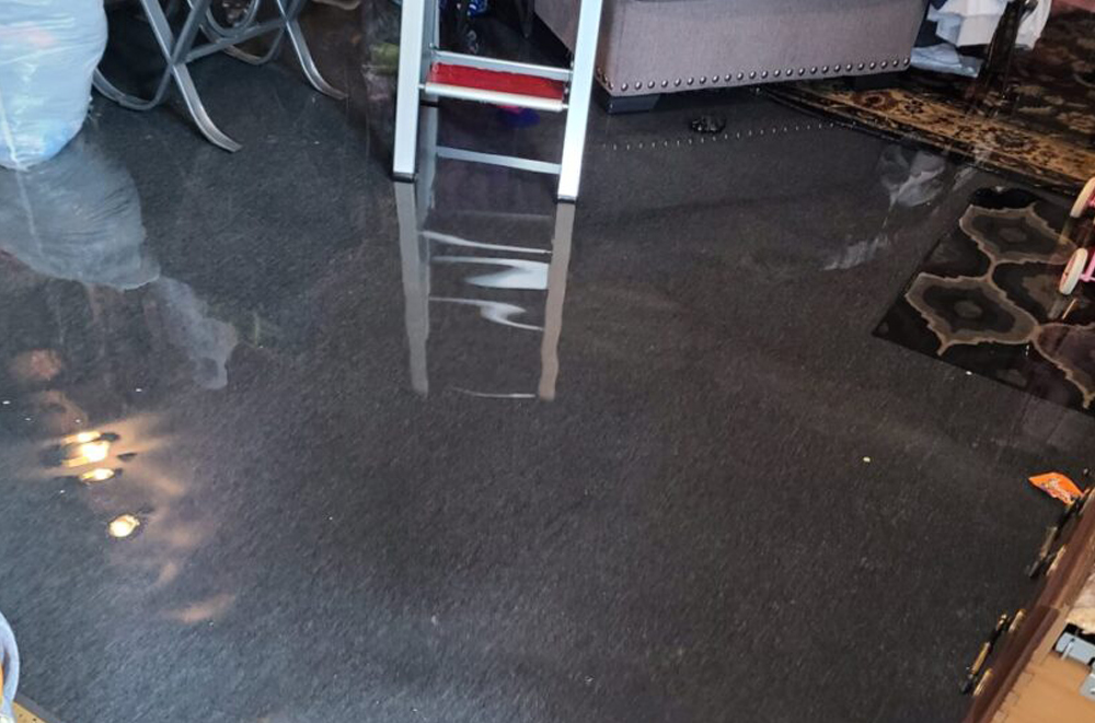 flooded ground floor